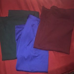 A hunter green, blue,and Burgundy pencil skirt!